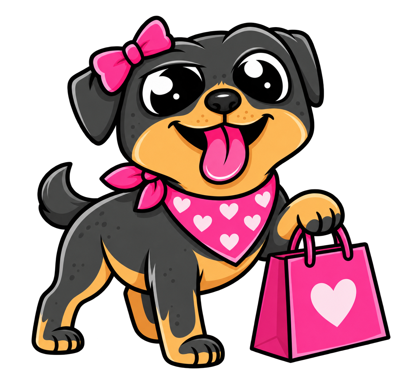 Mascote da Feira de Brechó Cachorrão